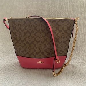 Coach leather handbag
